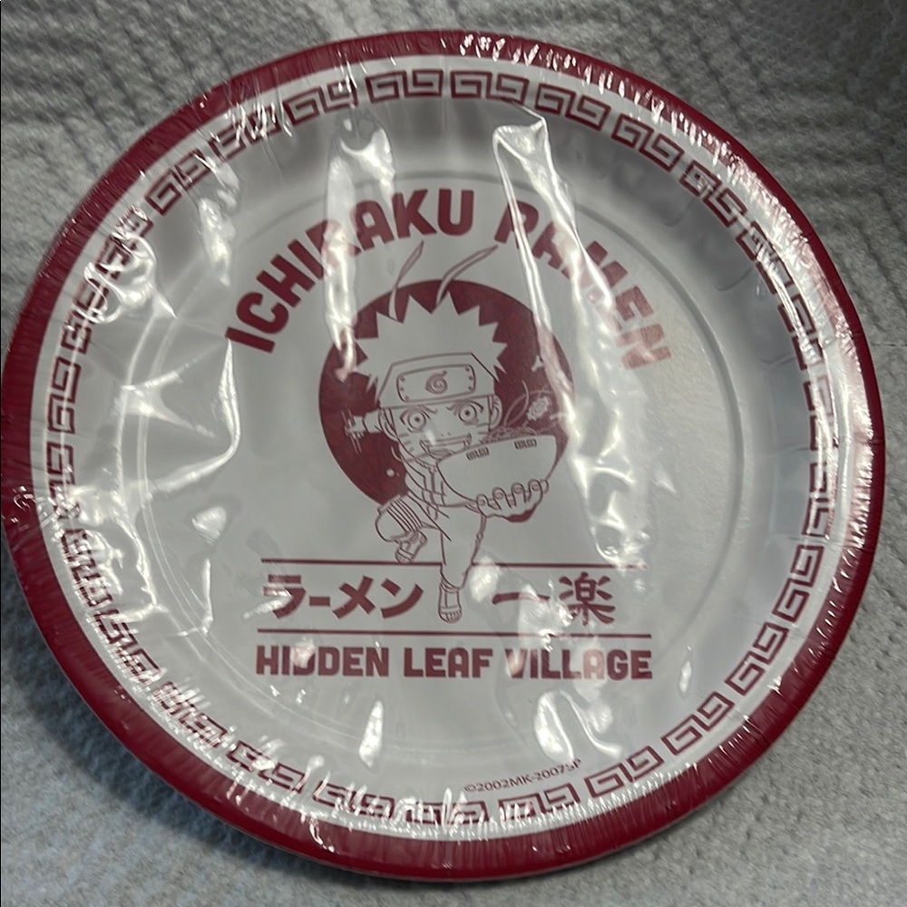 Ichiraku Ramen Themed Paper Plates